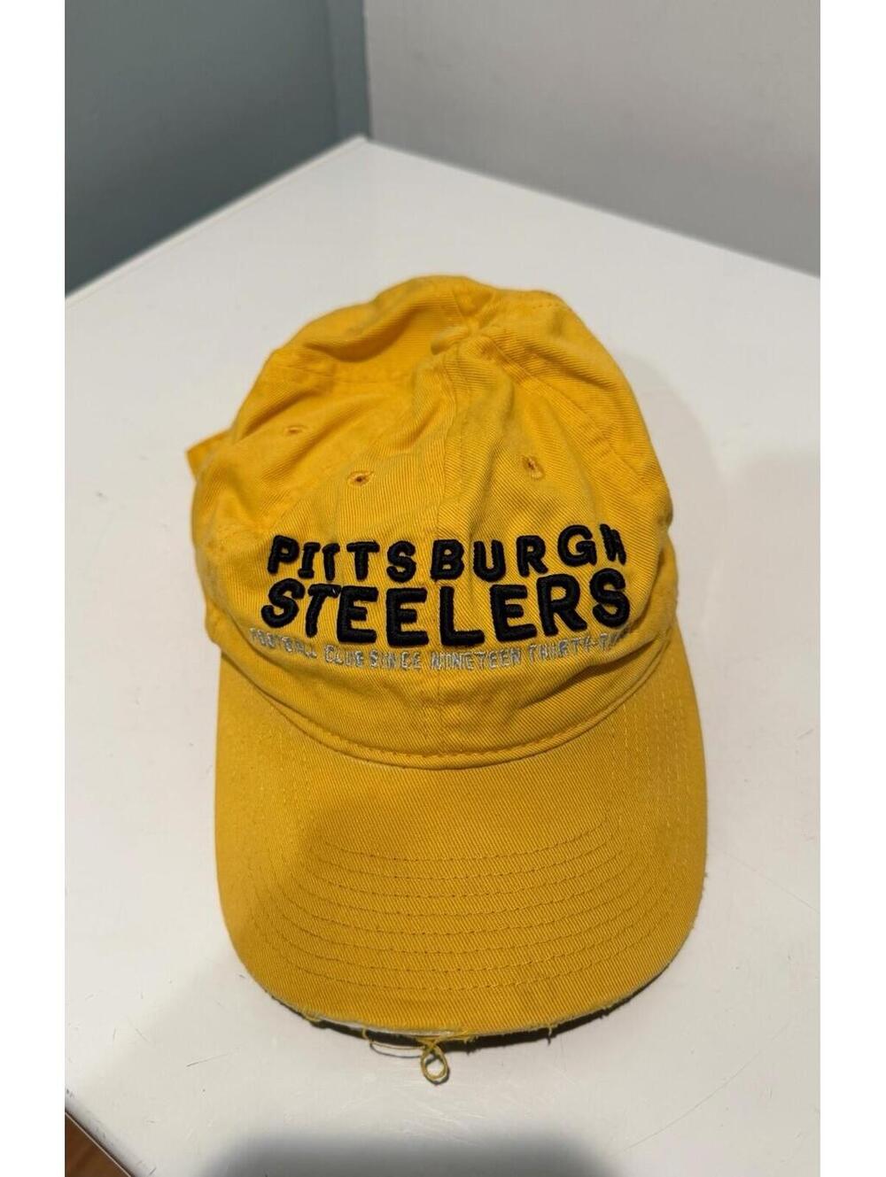 Reebok NFL Gridiron Classic Hat Cap Size OSFA Yellow Rare Find Adjustable Strap